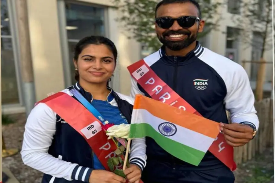 Sreejesh and Bhaker lead India as flag-bearers at Paris Olympics closing ceremony