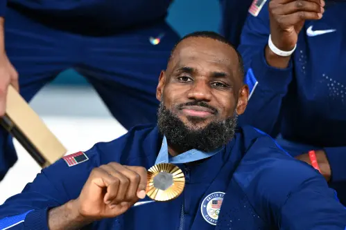 Basketball legend LeBron James 'super humbled' by third Olympic gold