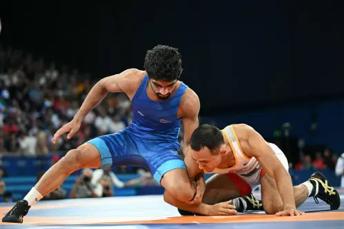 \"I still can't believe that I have won a medal\", says Aman Sehrawat after bronze medal win