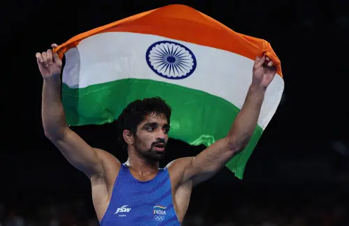India's Aman Sehrawat | Photo: PTI