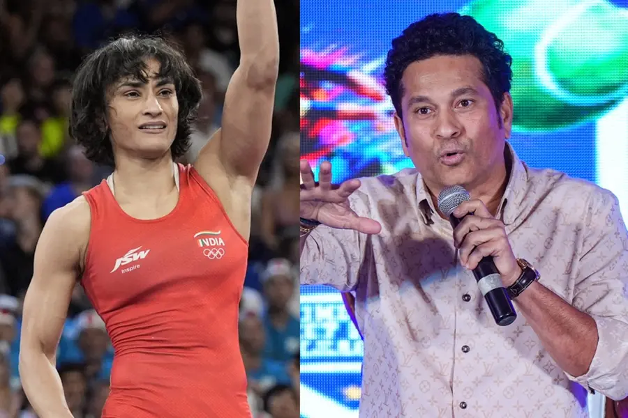 Robbed of a deserving silver medal: Sachin defends Phogat