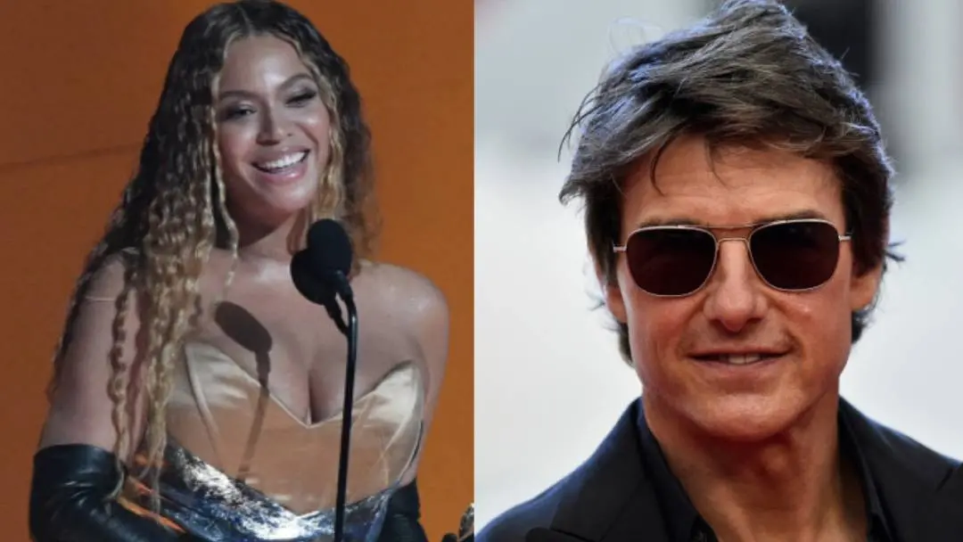 From (L) Beyoncé and Tom Cruise. | Photo: Agencies
