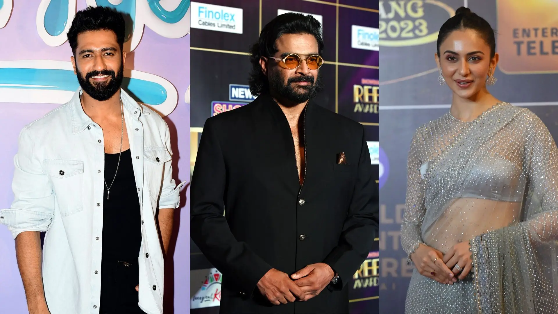 Vicky Kaushal, R Madhavan, Rakul Preet Singh | Photos: PTI, ANI, AFP