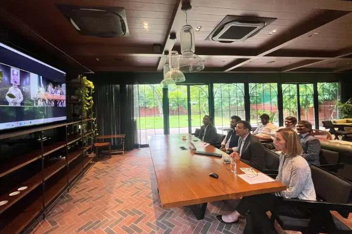 Naidu meets global heads of YouTube and Google to leverage new technology for aviation sector