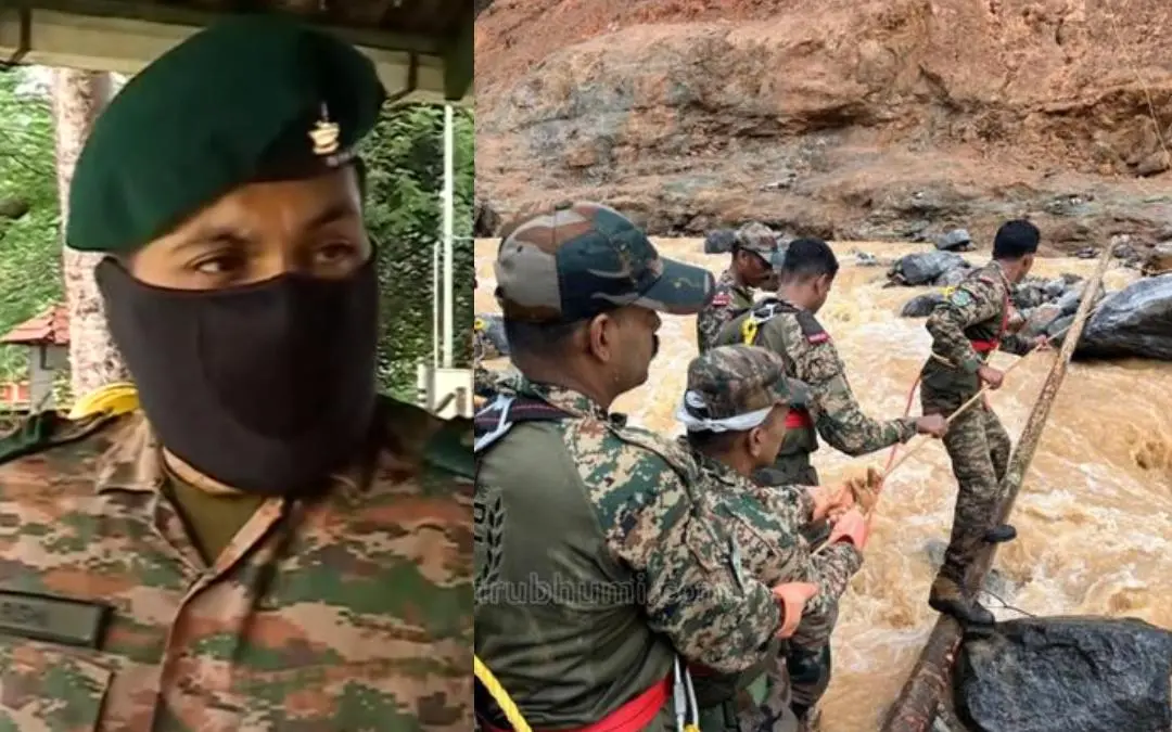 Lt. Colonel Rishi Radhakrishnan, search and rescue missions in progress