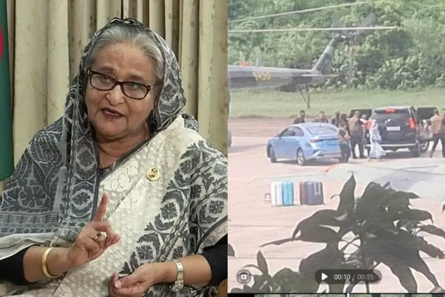 Watch: Bangladesh PM Sheikh Hasina, sister leave Dhaka to 'safer place'