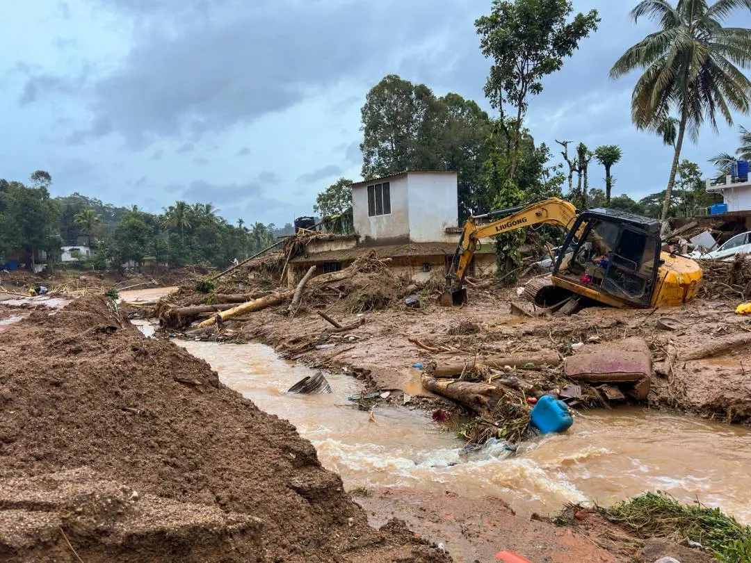 One of the areas at Mundakkai hit by the landslide | Photo: PTI