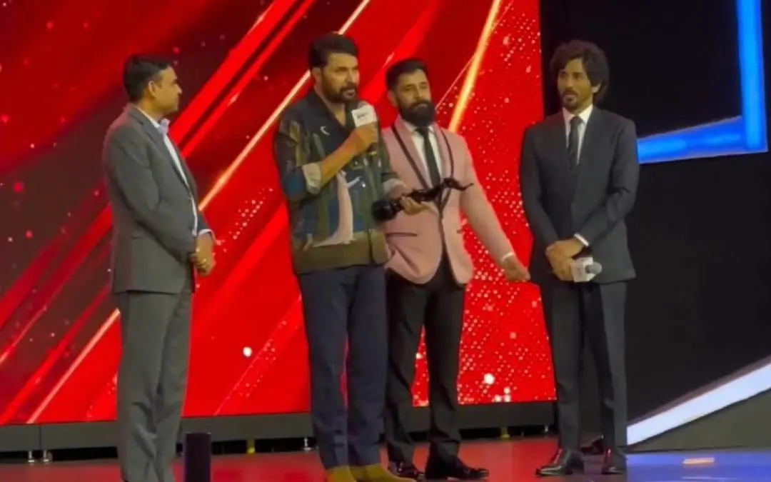 Mammootty won his 15th Filmfare award