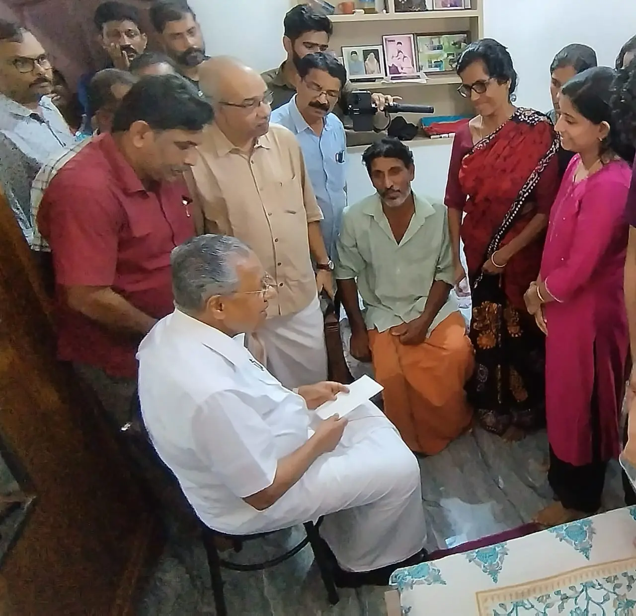 Kerala CM's visit | Photo: Mathrubhumi News