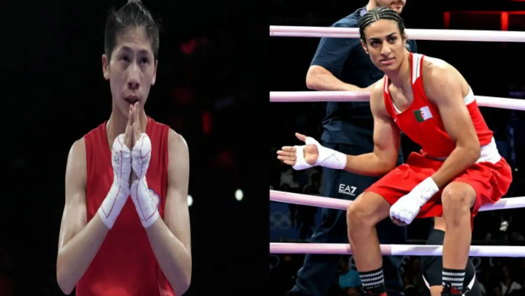 From (L)  Lin Yu-ting and Imane Khelif. | Photo: Agencies