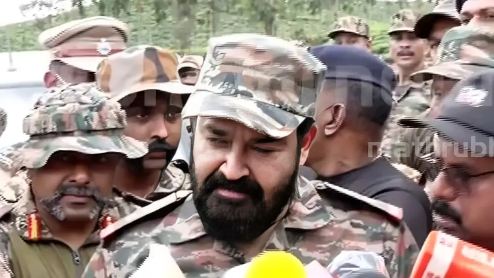 Mohanlal will donate Rs 3 crore through ViswaSanthi Foundation for Wayanad landslides | Photo: mathrubhumi
