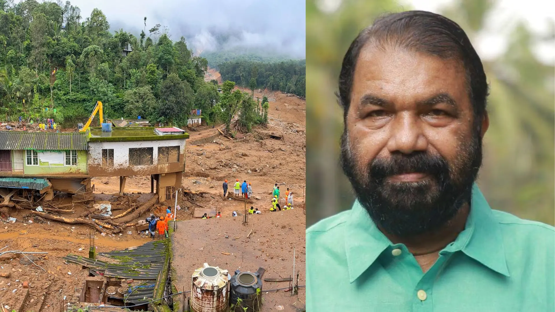Wayanad Landslide, Minister V Sivankutty | Photo: Mathrubhumi