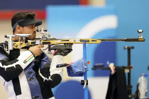 Kusale's historic bronze: India's first medal in Men's 50m Rifle event