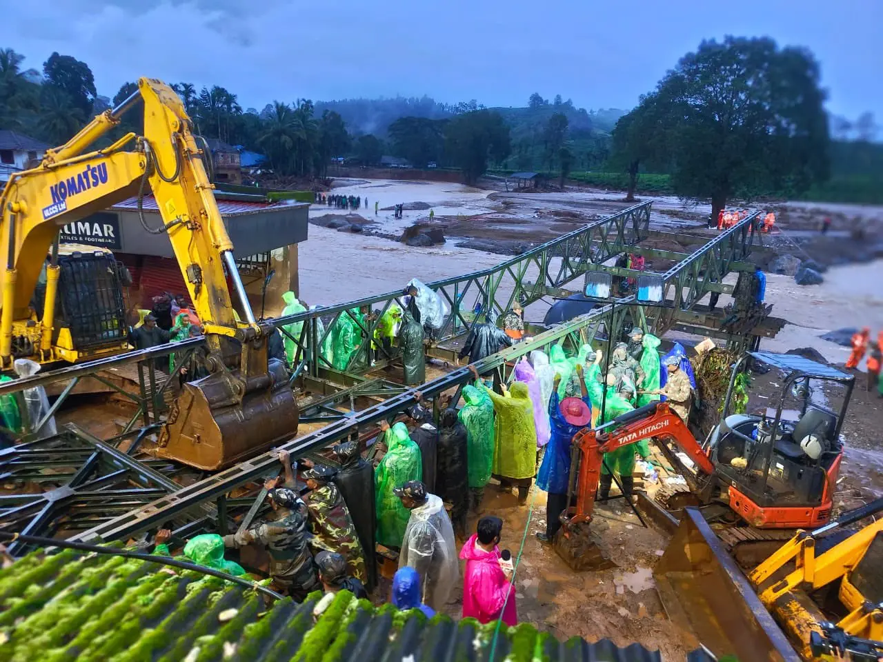 Indian Army completing the bridge | Photo: X \ Southern Command INDIAN ARMY