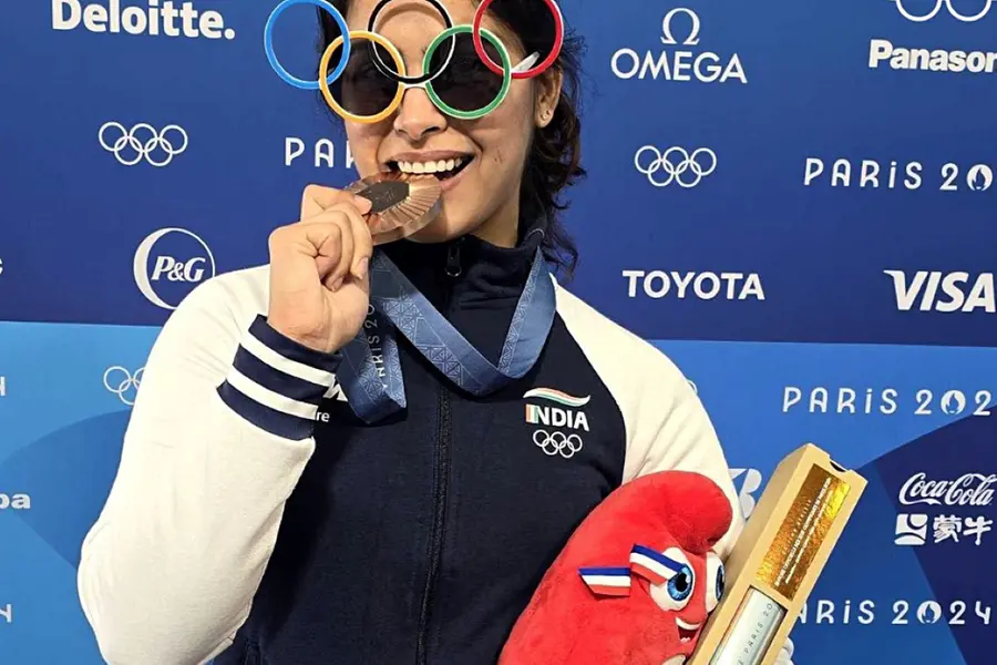Bhaker becomes first Indian after independence to claim two medals in a single Olympics