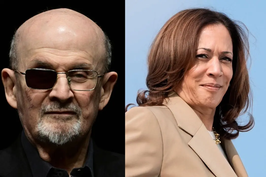 Salman Rushdie, Kamala Harris | Photos: AFP, AP