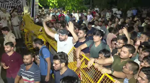 Students protest over death of civil services aspirants