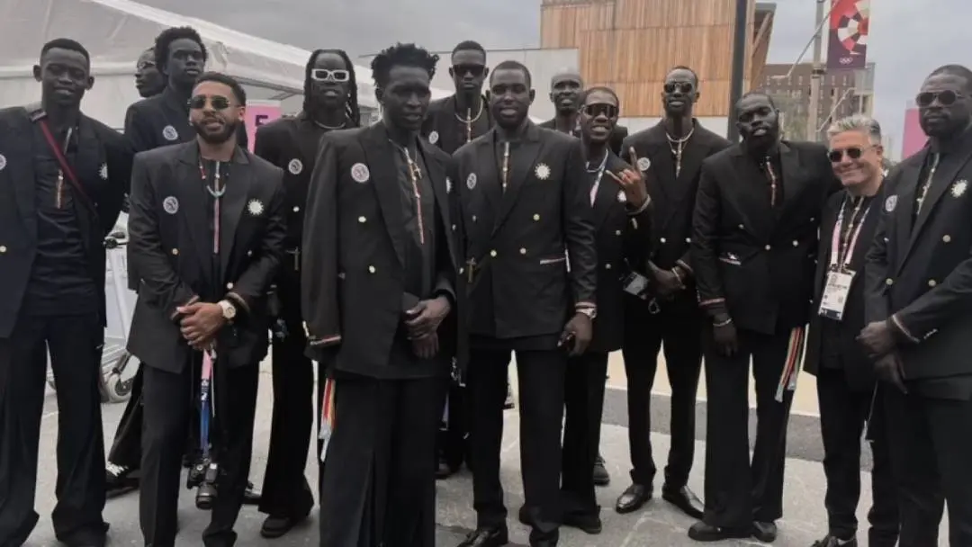 The South Sudan team. | Photo Courtesy: MOSHIONS/Shared on X Handle-The New Times (Rwanda)