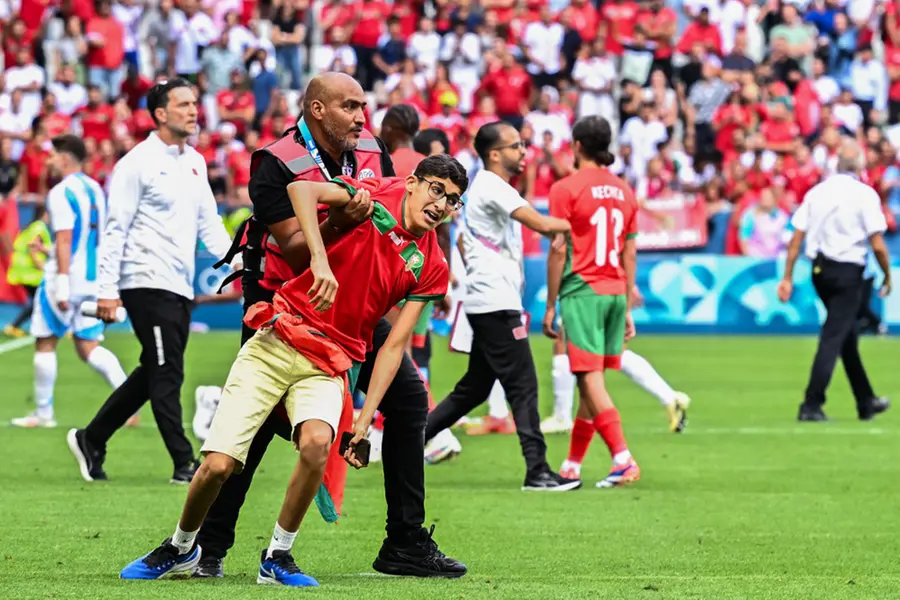Olympics: Argentina lose 1-2 to Morocco following pitch invasion by angry fans | Video