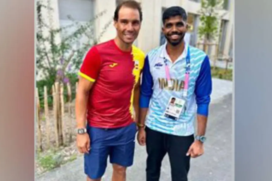 Satwiksairaj poses ‘with the best’!