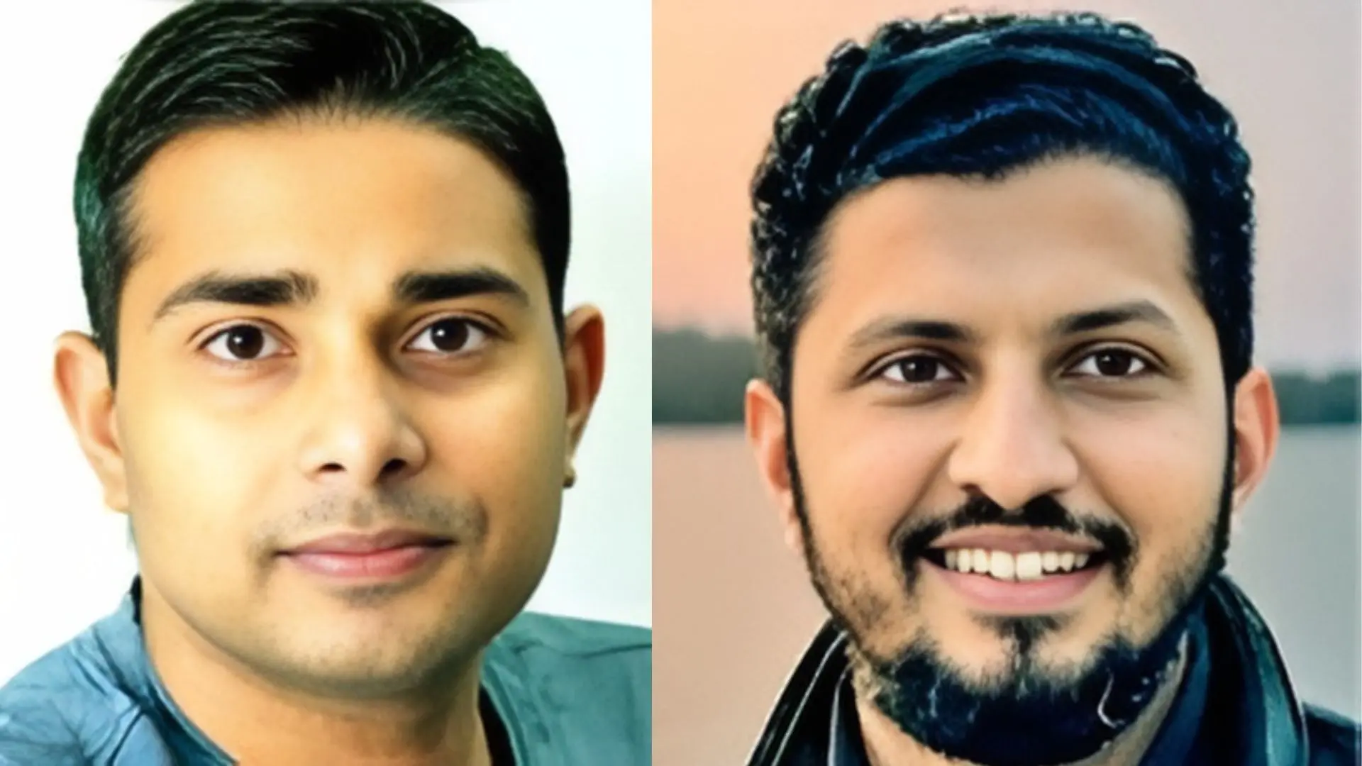 Anoop Thomas Mathew (L) and Arjun Pillai (R)
