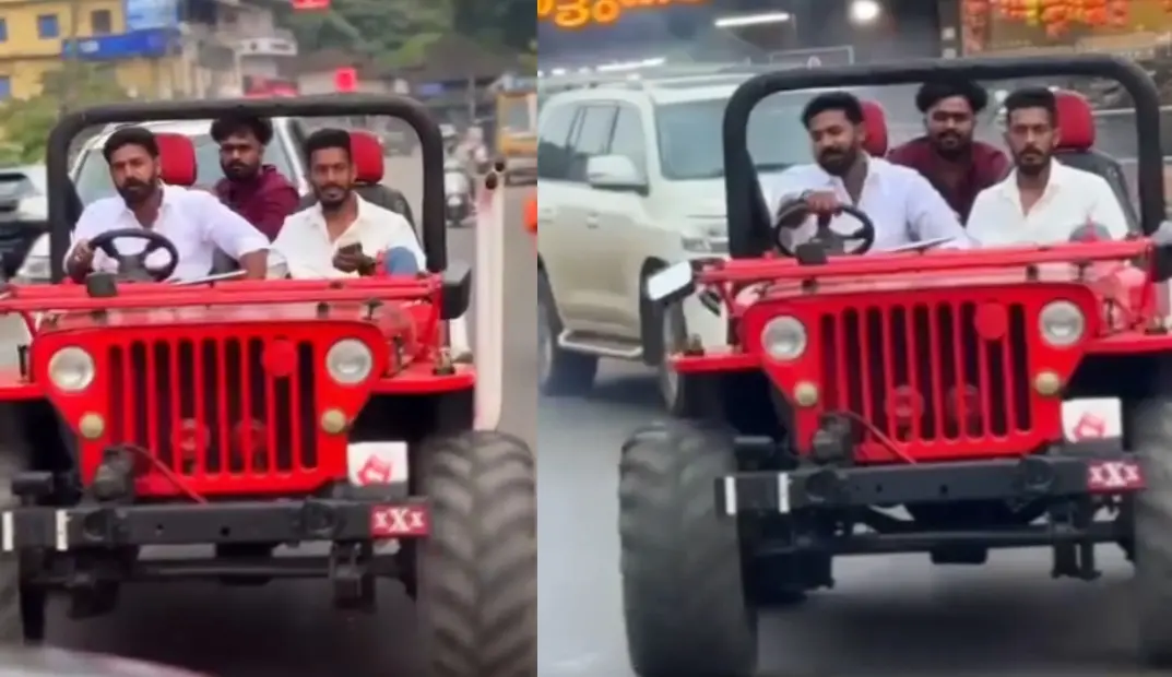 A view from the video shared by Akash Thillankeri on facebook