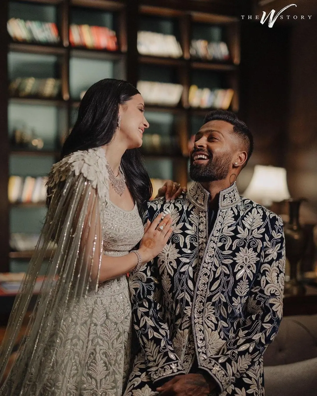 Natasa Stankovic and Hardik Pandya