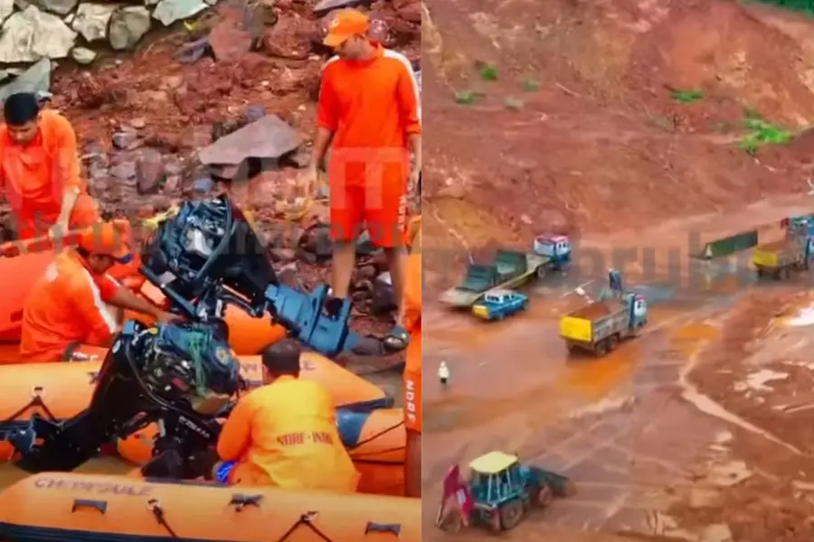 K'taka landslide: Vehicle carrying boom length machine reaches Ankola for Arjun's search operation
