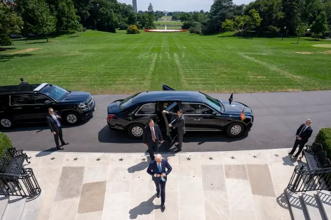 It's great to be back at White House, says Biden after dropping out of ...