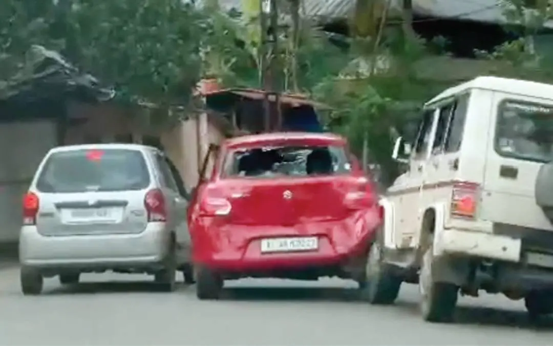 Car driven by the accused