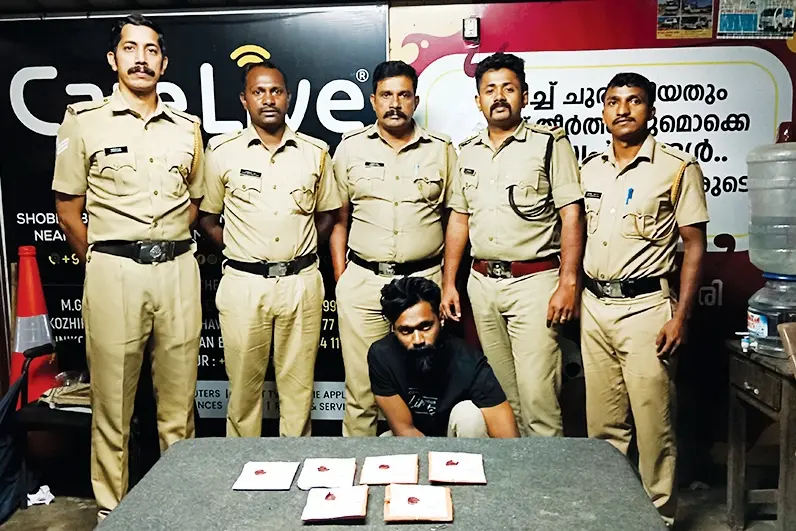 Kerala Ayurveda doctor arrested with drugs at Muthanga Check Post