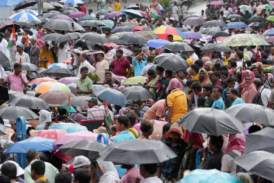 TMC's mega rally: Lakhs of people gather in Kolkata