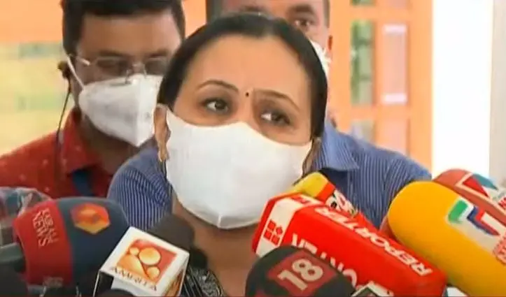 Health Minister Veena George.