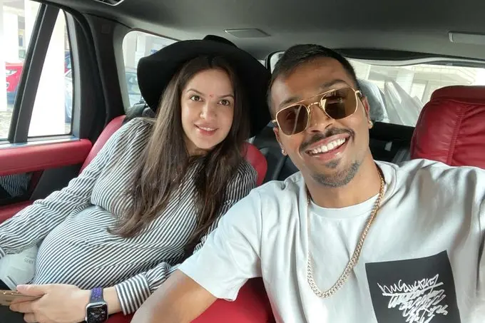 Blessing from god: Hardik Pandya shares image of his baby boy
