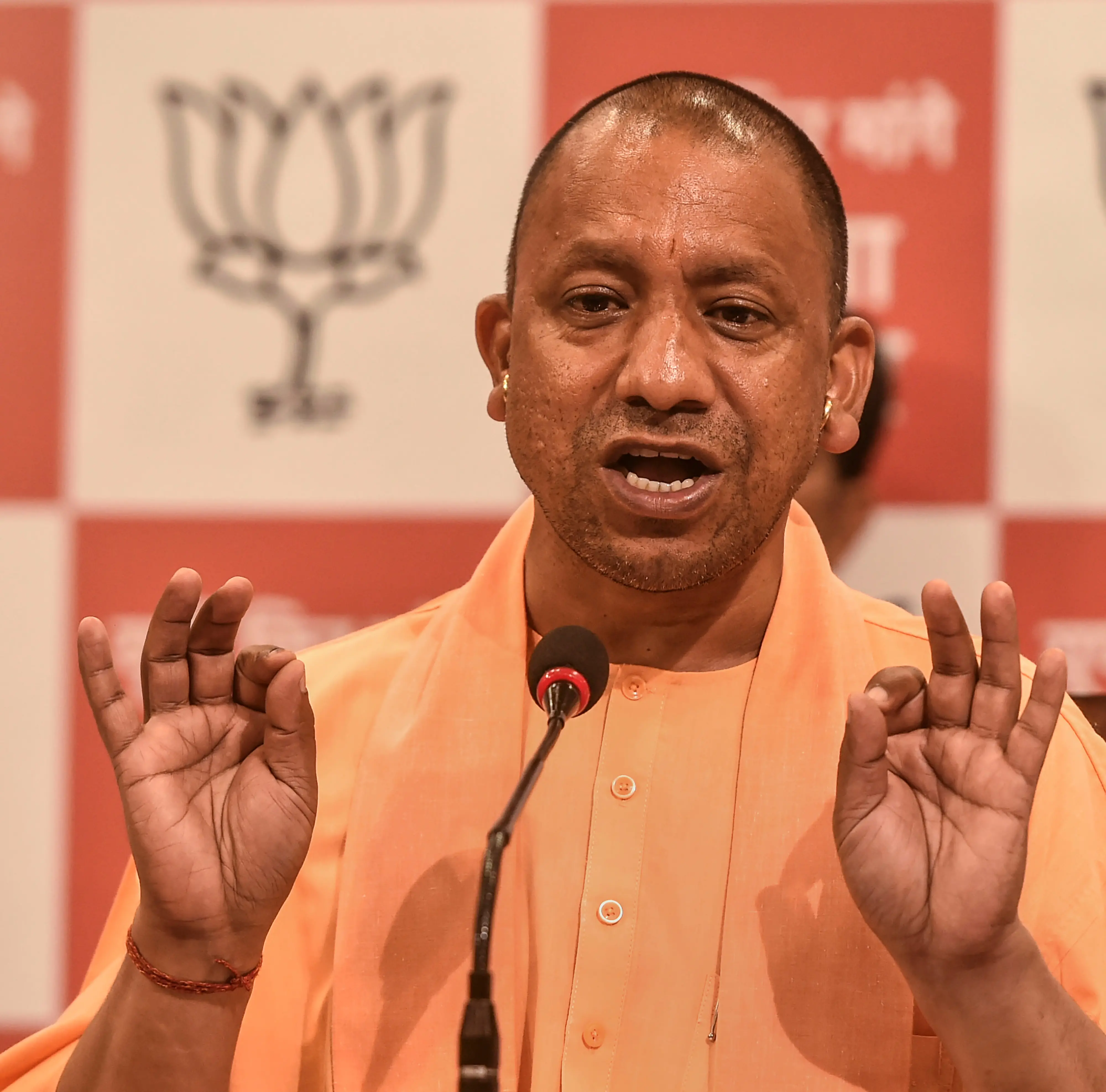 Yogi Adityanath . Photo: PTI