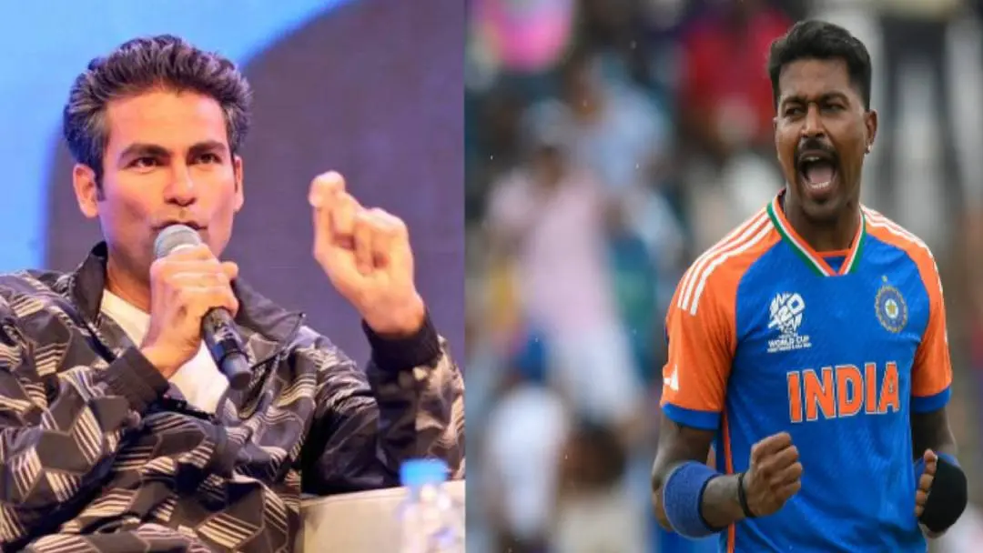 From (L) Mohammed Kaif and Hardik Pandya | Photo: Agencies