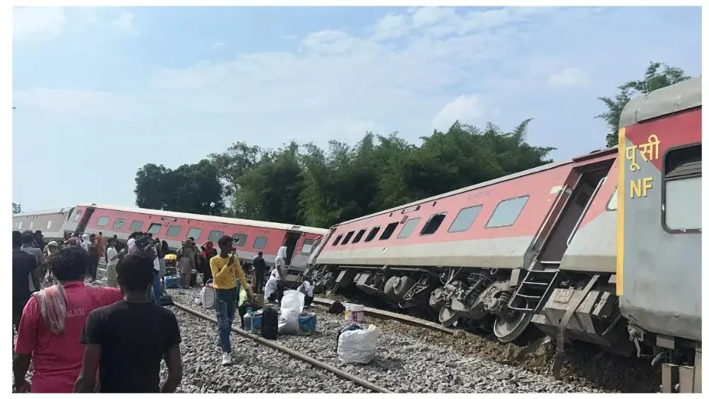 Derailed Chandigarh-Dibrugarh train