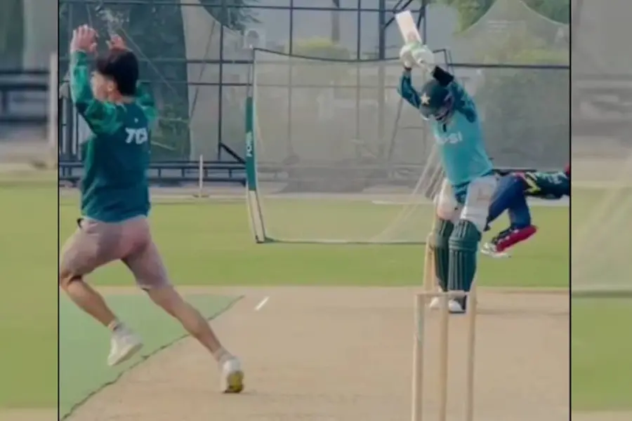 Babar Azam faces fiery spell from 18-year-old Ubaid Shah; Video goes viral