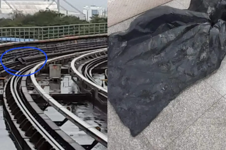 Kochi metro traffic disrupted as tarpaulin falls on tracks in strong winds