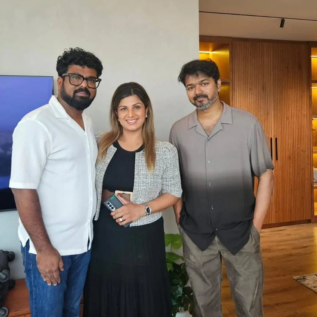 Ramba with Vijay | Photo: Instagram