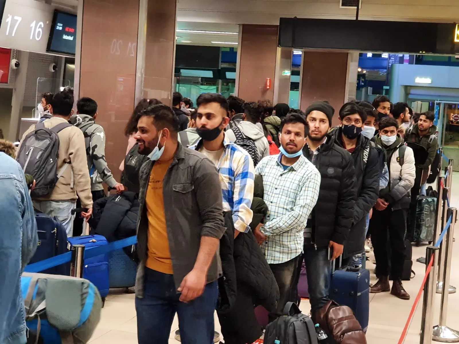 Students returned from Ukraine