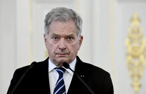 Finland's President Sauli Niinistö | Photo: AFP