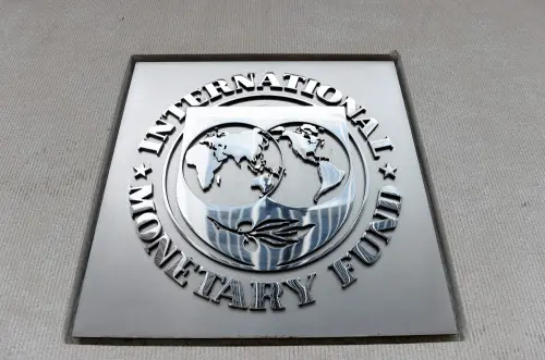 International Monetary Fund logo I Photo:AFP