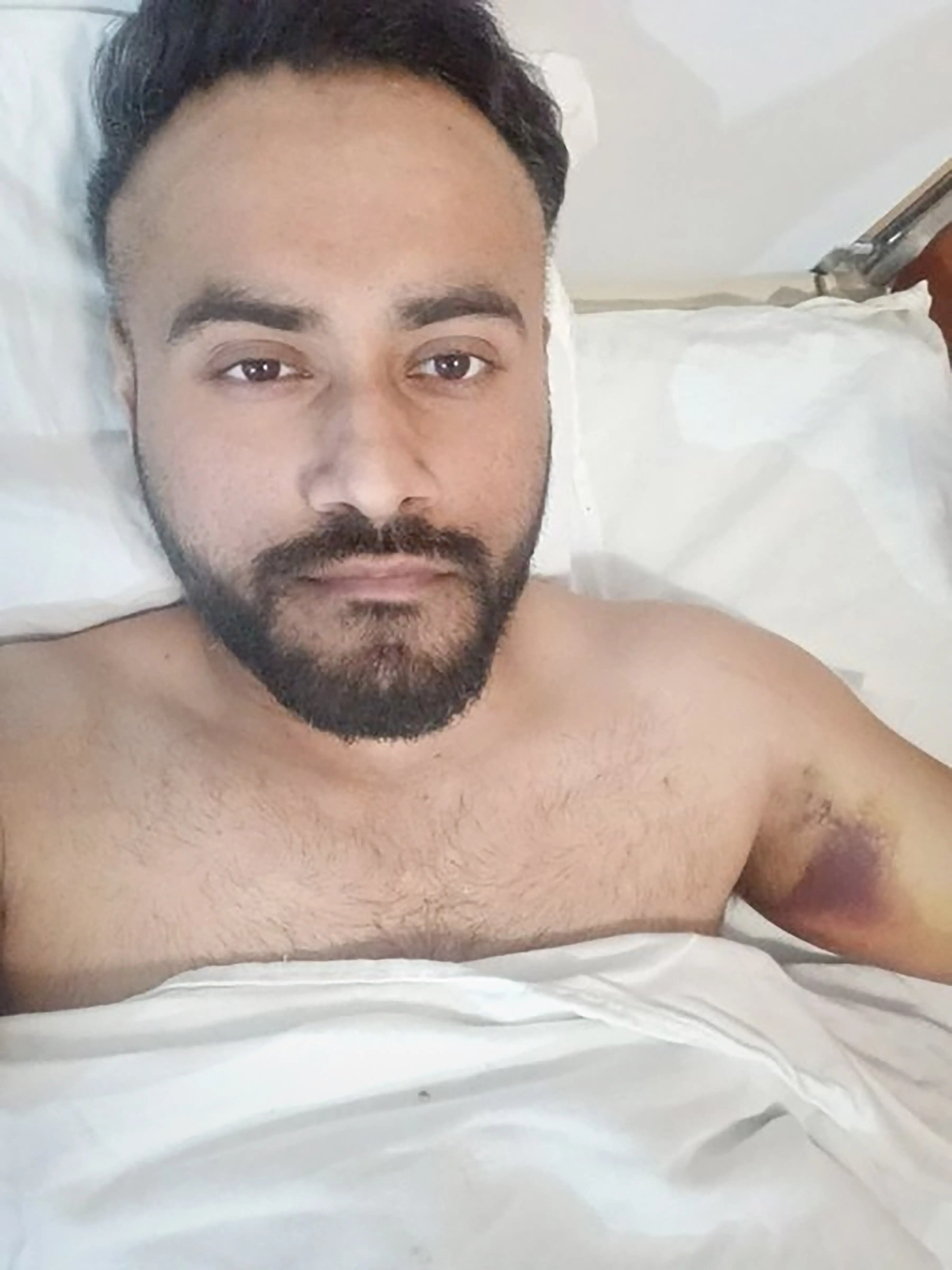 Indian student Harjot Singh who was shot multiple times while trying to escape from Ukraine capital Kyiv/ File Photo: PTI