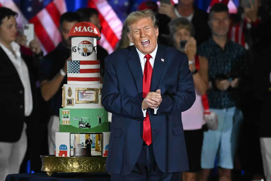 Trump celebrates 78th birthday, pokes fun of Biden