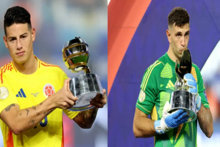 Copa America: James Rodriguez named best player, Martinez wins goalkeeper award