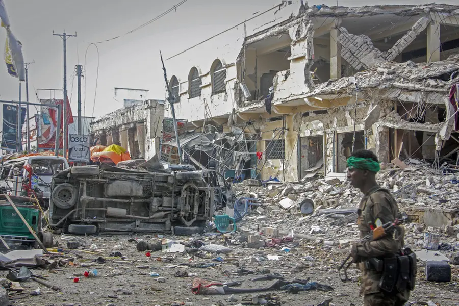 5 killed as car bomb hits cafe in Somalia during Euro final