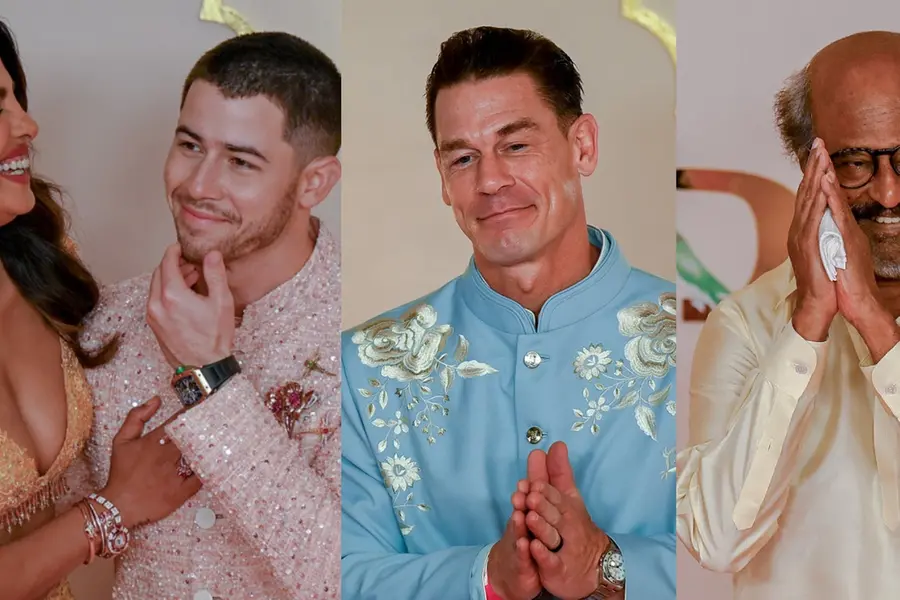 John Cena to Thalaivar Rajinikanth: Watch star-studded entry of celebs at Ambani wedding