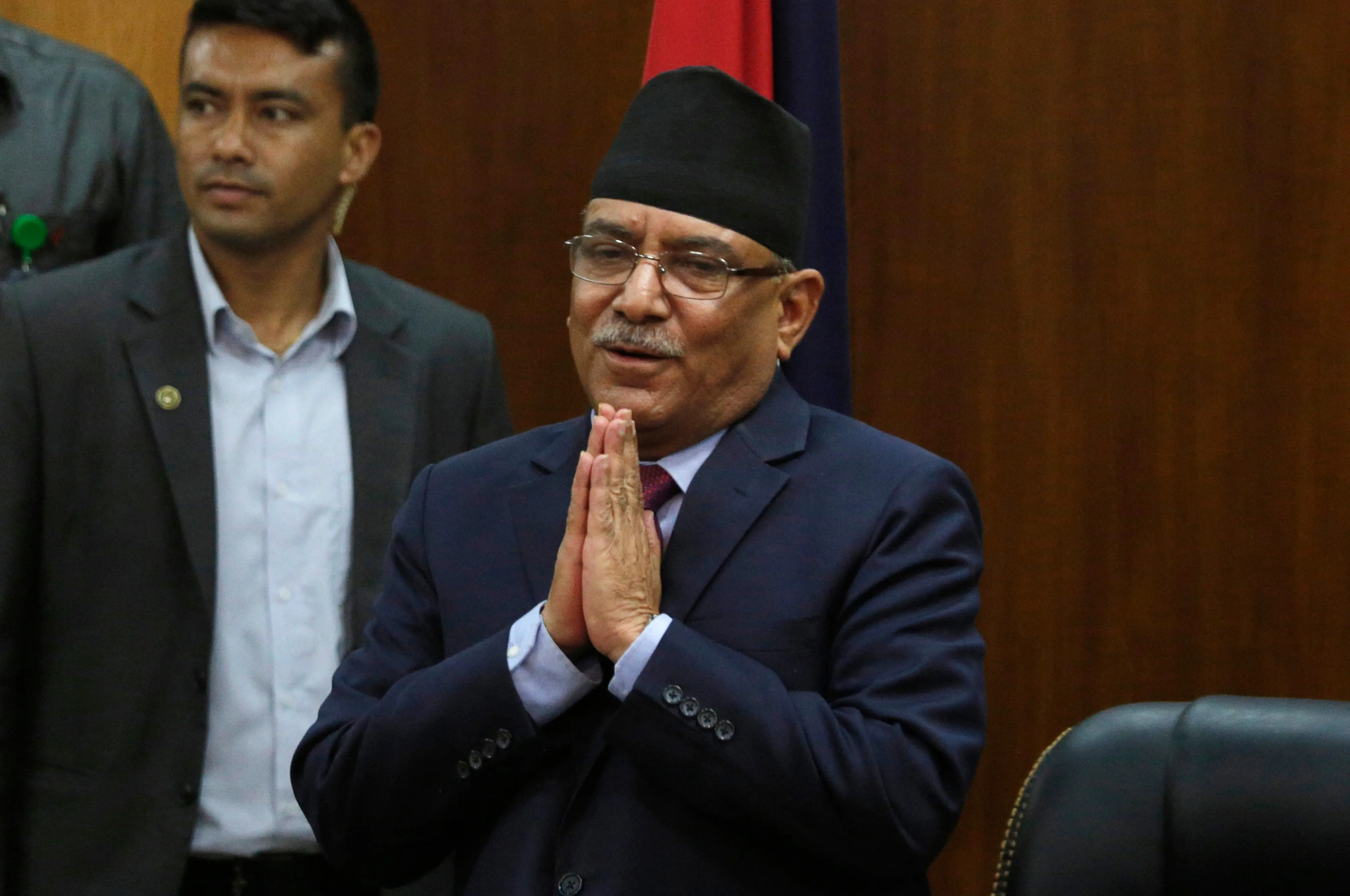 Pushpa Kamal Dahal . Photo: AP