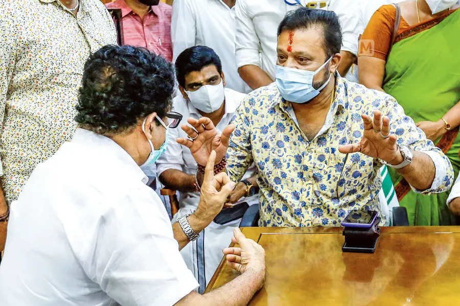Suresh Gopi meets Mayor MK Varghese to discuss development of Sakthan market